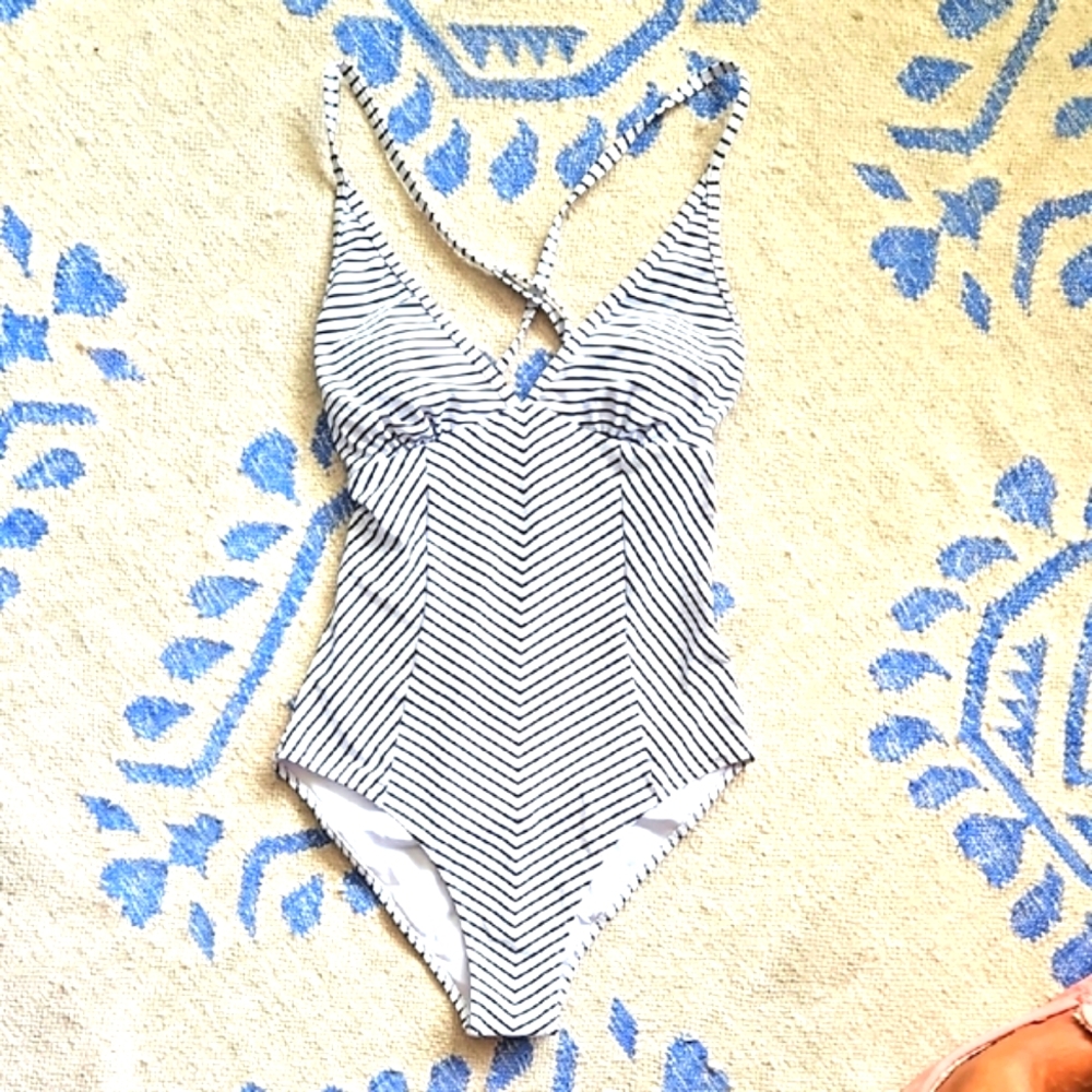 Striped One-Piece S, Swimsuit,
